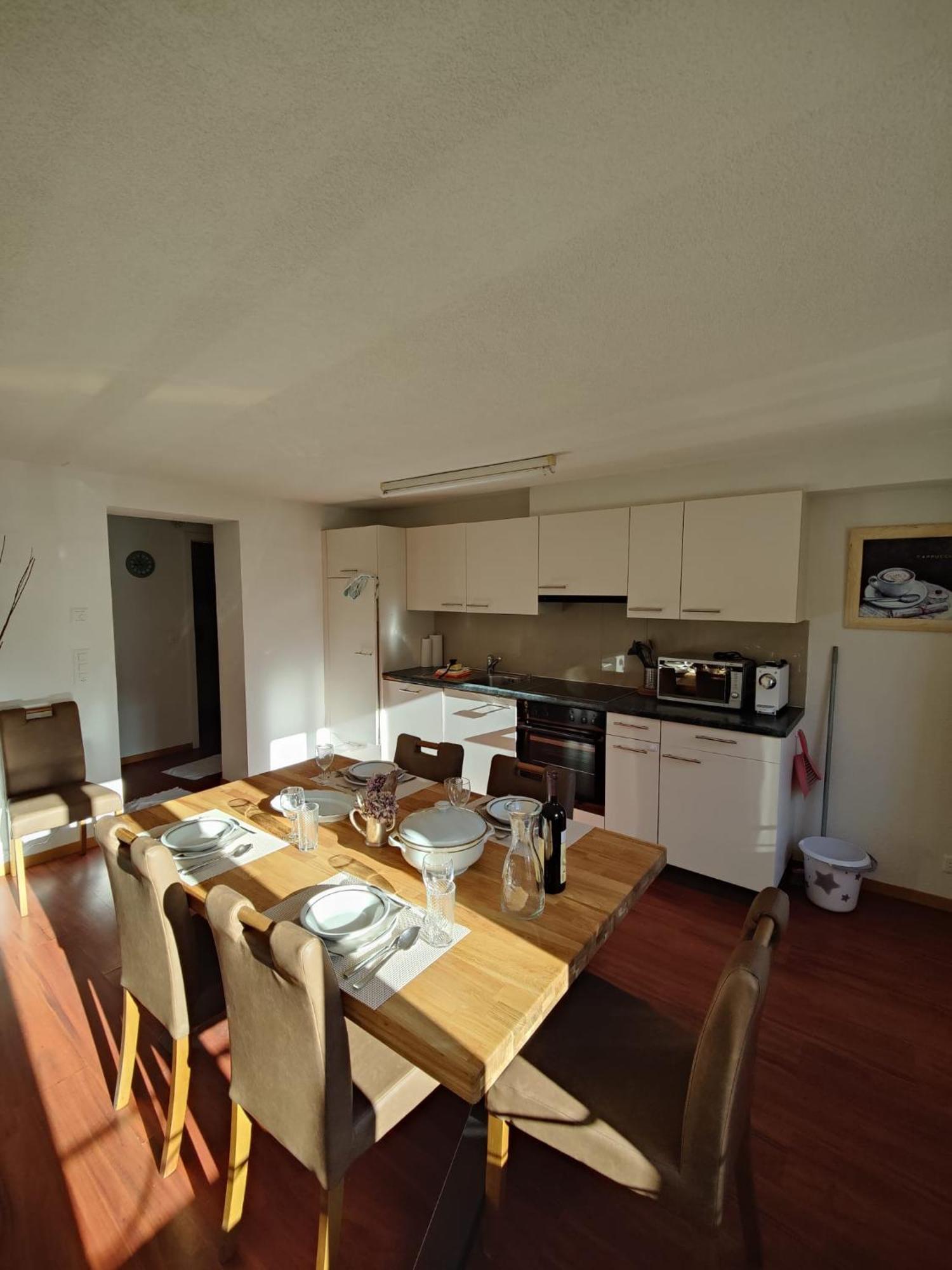 Hubel Apartment 14 Wilderswil Oda fotoğraf